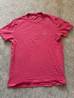 J. Crew Short-Sleeve Block Island Crewneck Tee in Red